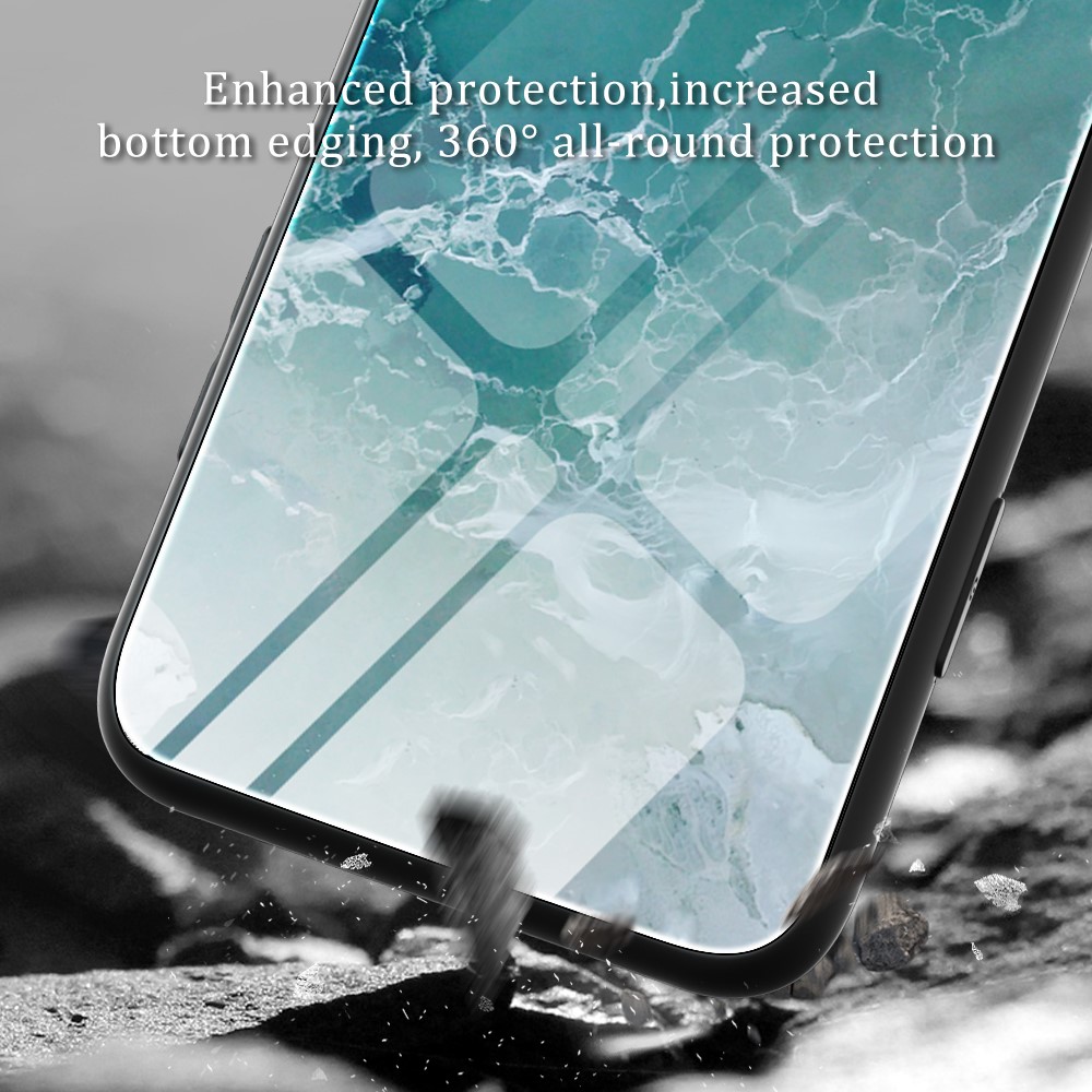  Samsung Galaxy A05s 4G Skal Marmor Härdat Glas Rosa