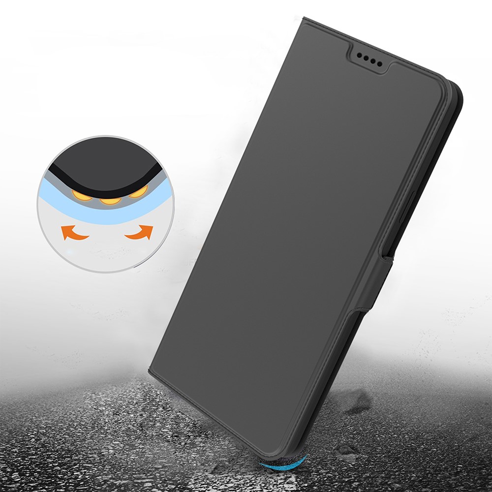  Samsung Galaxy A25 5G Fodral Slim Läder Svart