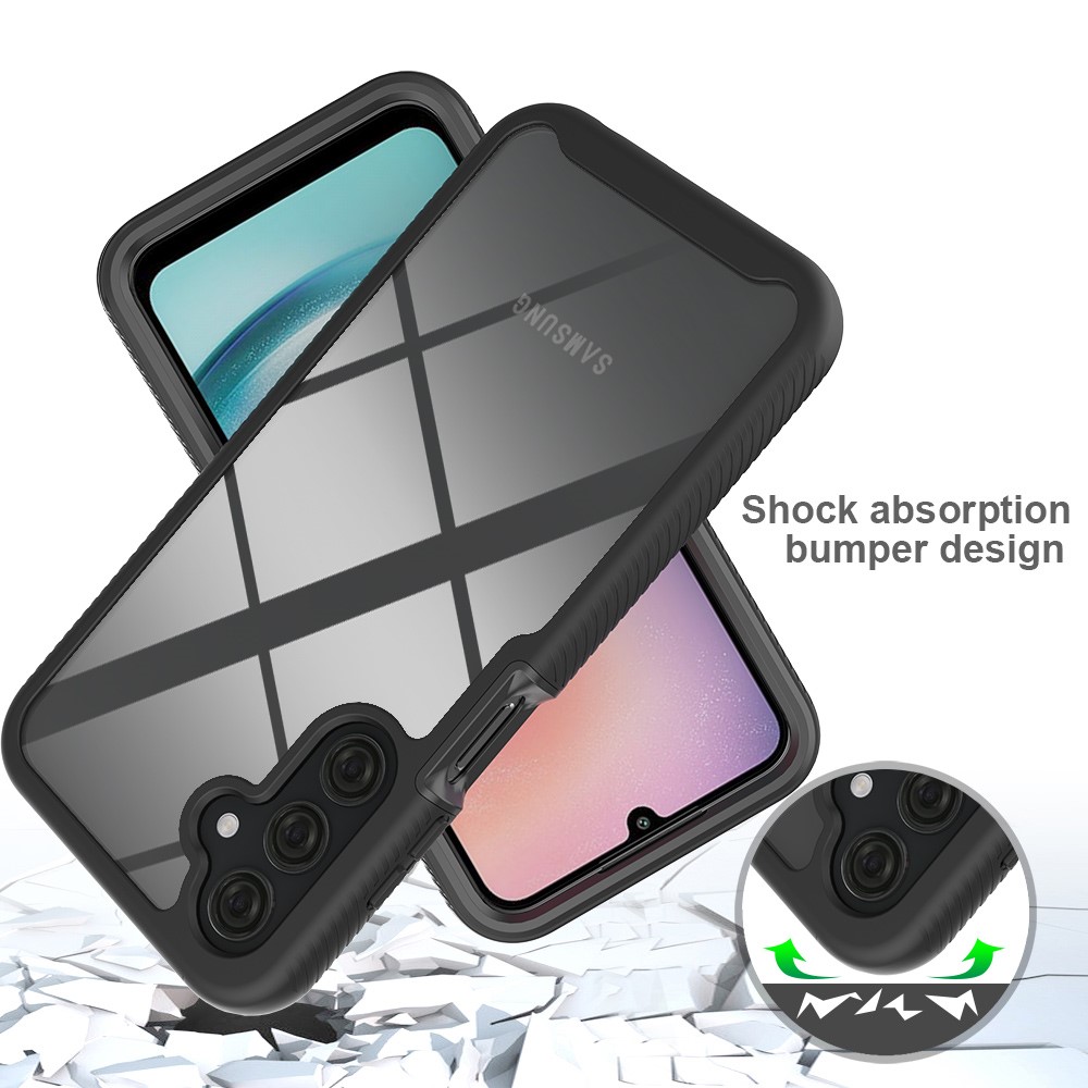  Samsung Galaxy A25 5G 360° Shockproof Hybrid Skal Svart