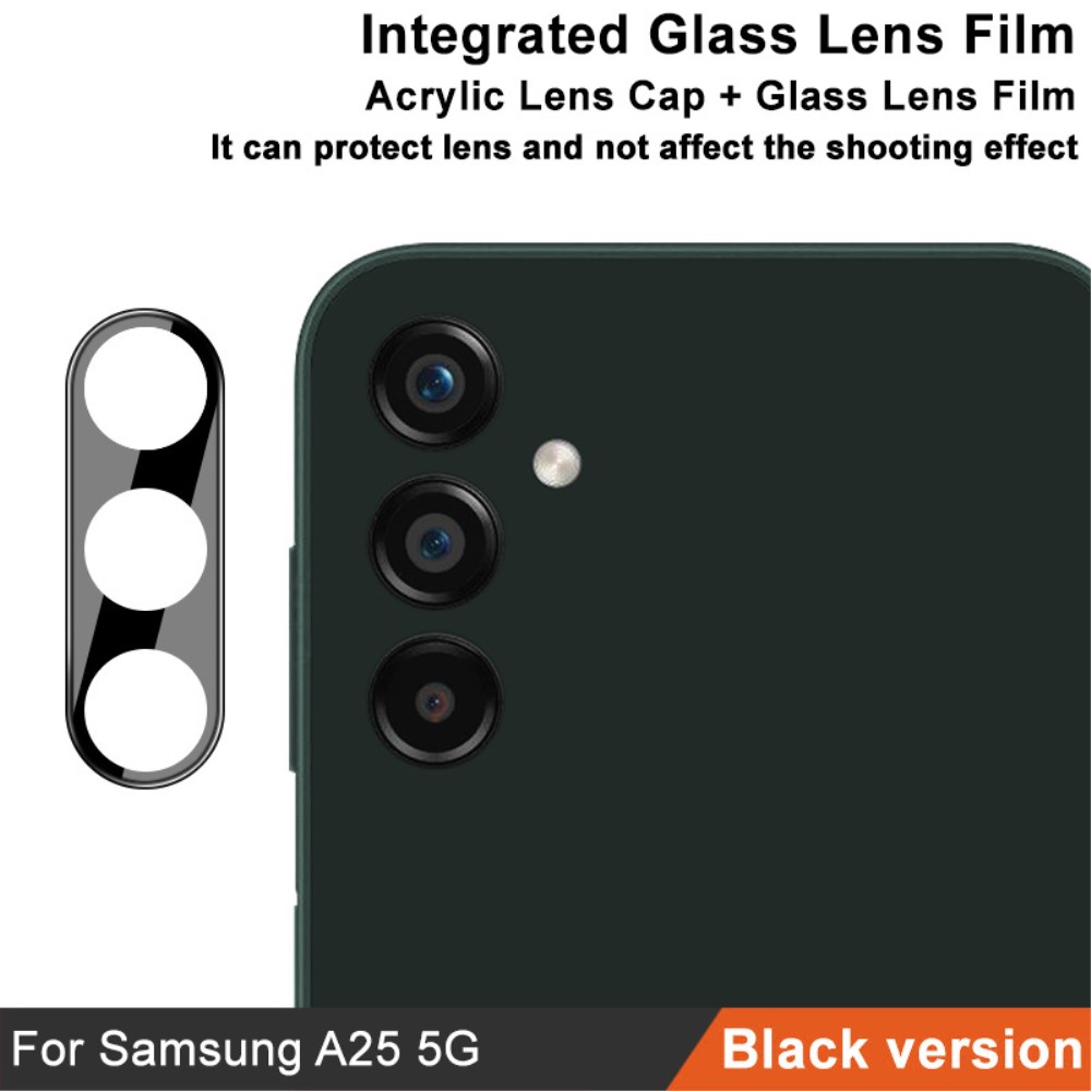 IMAK IMAK Samsung Galaxy A25 5G Linsskydd Härdat Glas Svart