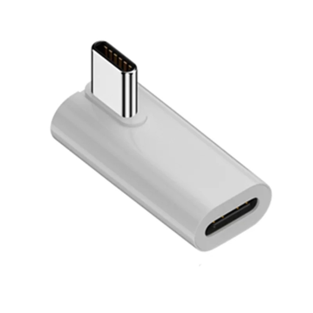  140W USB 3.1 USB-C Hane till USB-C Hona Adapter 8K 40Gbps Vit
