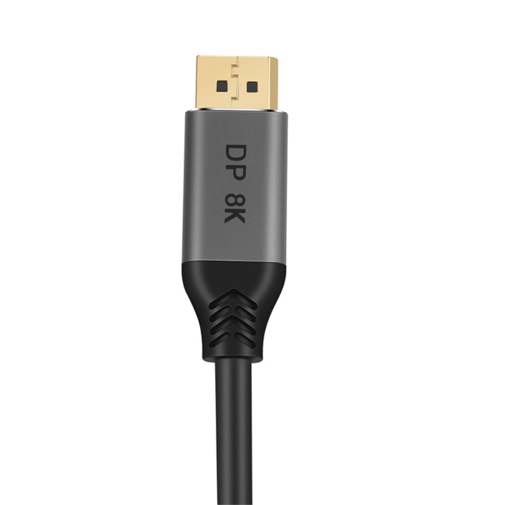  DisplayPort 1.4 Hane - DisplayPort 1.4 Hane 8K 60Hz 1m Kabel Svart