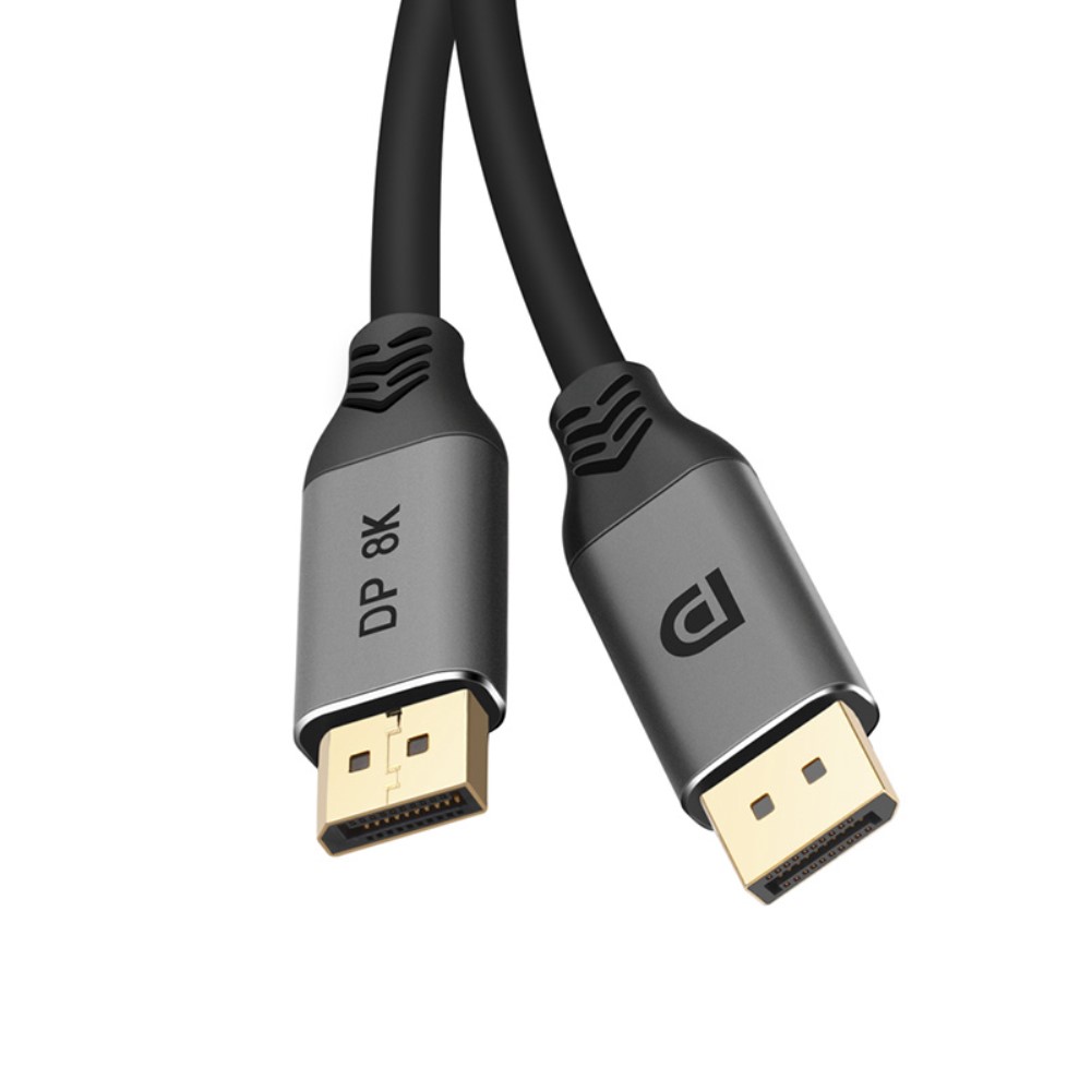  DisplayPort 1.4 Hane - DisplayPort 1.4 Hane 8K 60Hz 1m Kabel Svart
