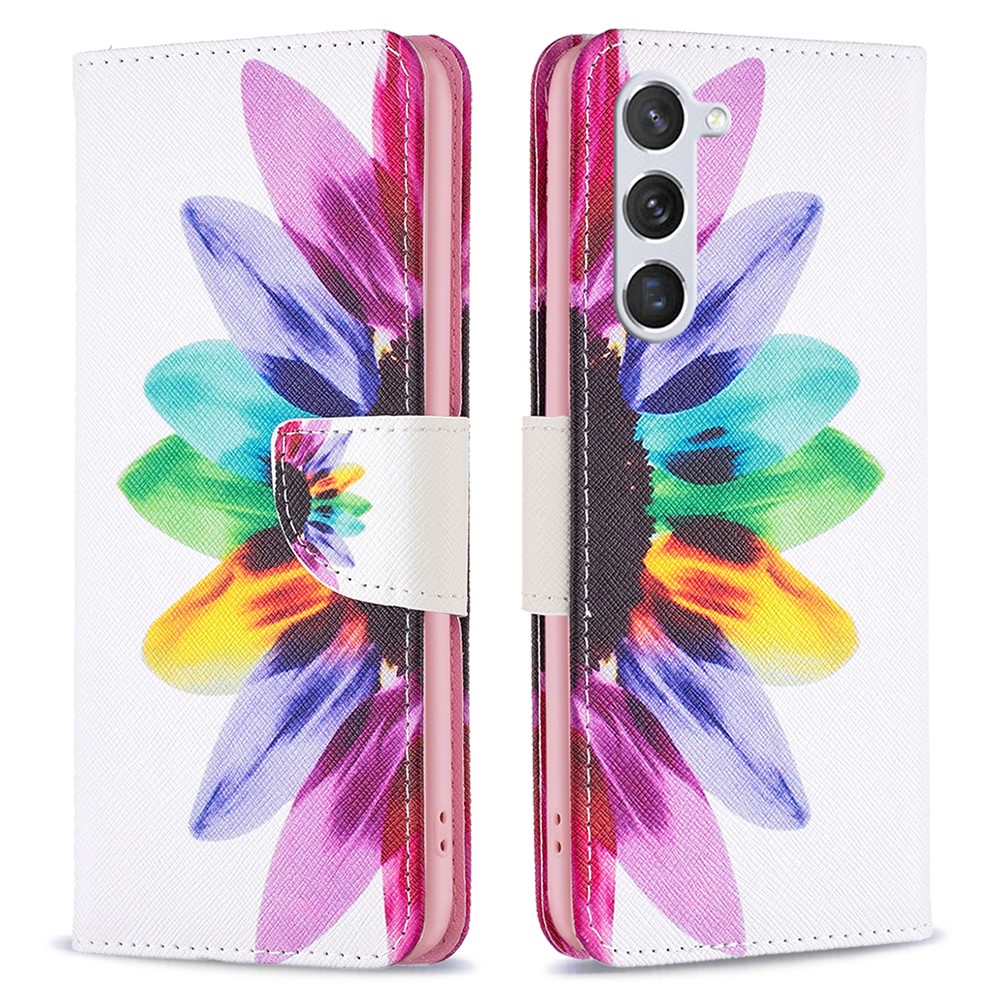  Samsung Galaxy S24 Fodral Med Tryck Solros