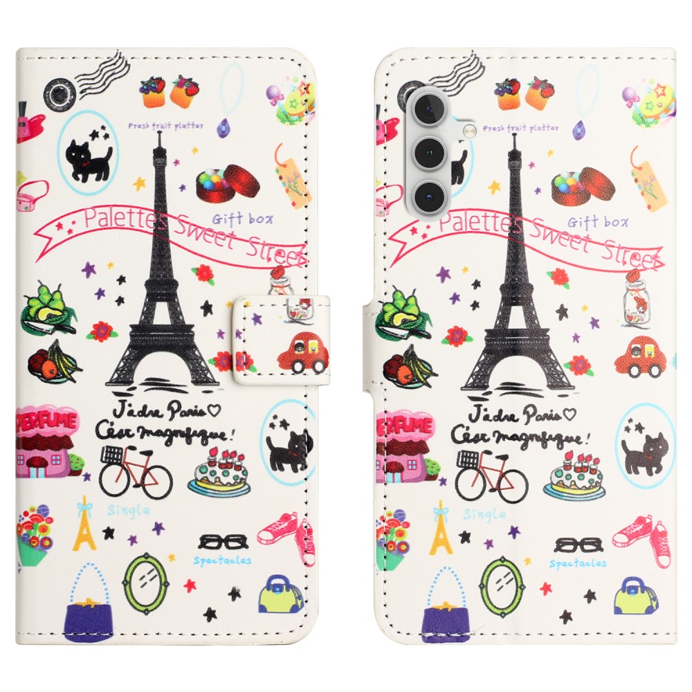  Samsung Galaxy S24 Fodral Med Tryck Paris