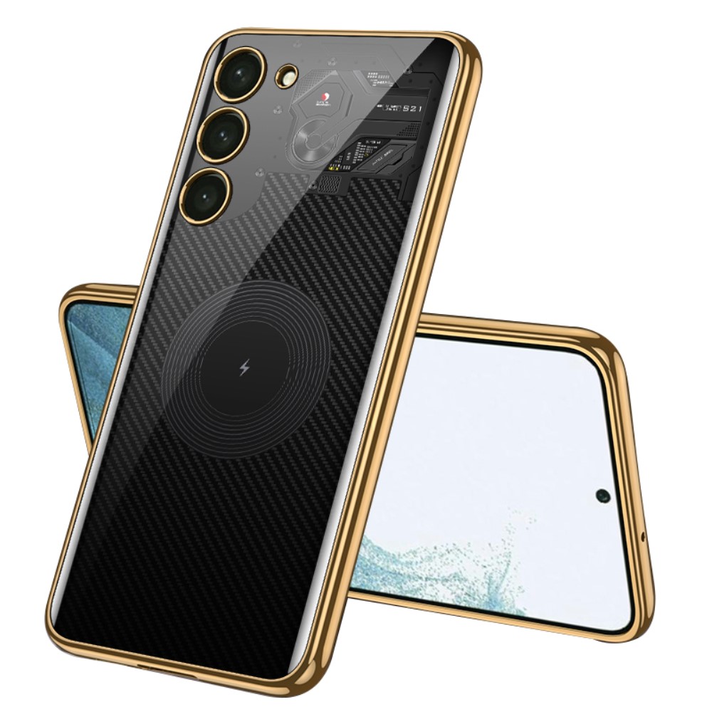 GKK GKK Galaxy S24 Skal Härdat Glas Electroplate Premium Edition