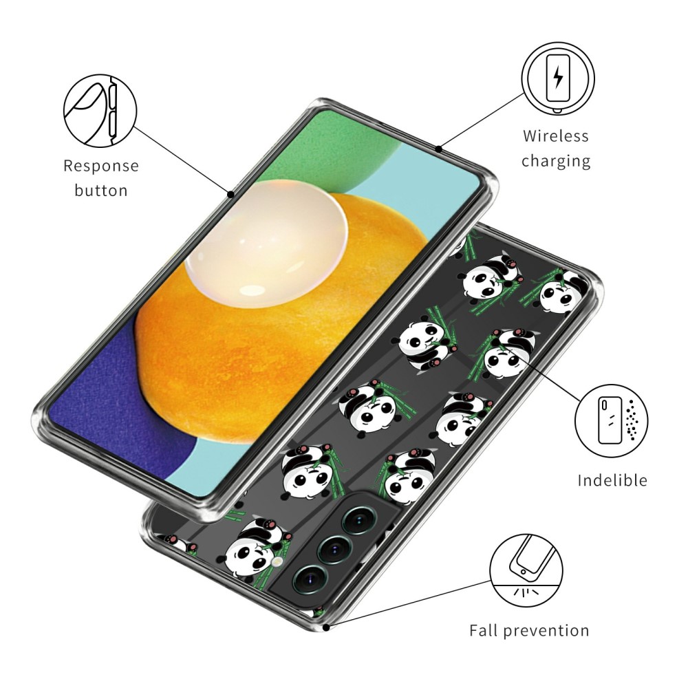  Samsung Galaxy S24 Skal Med Tryck Baby Panda