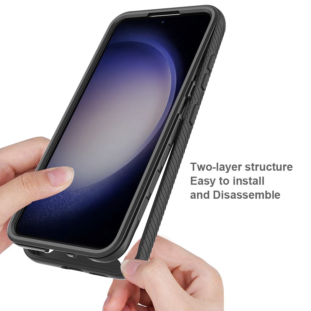  Samsung Galaxy S24 Skal Hybrid Defense Svart