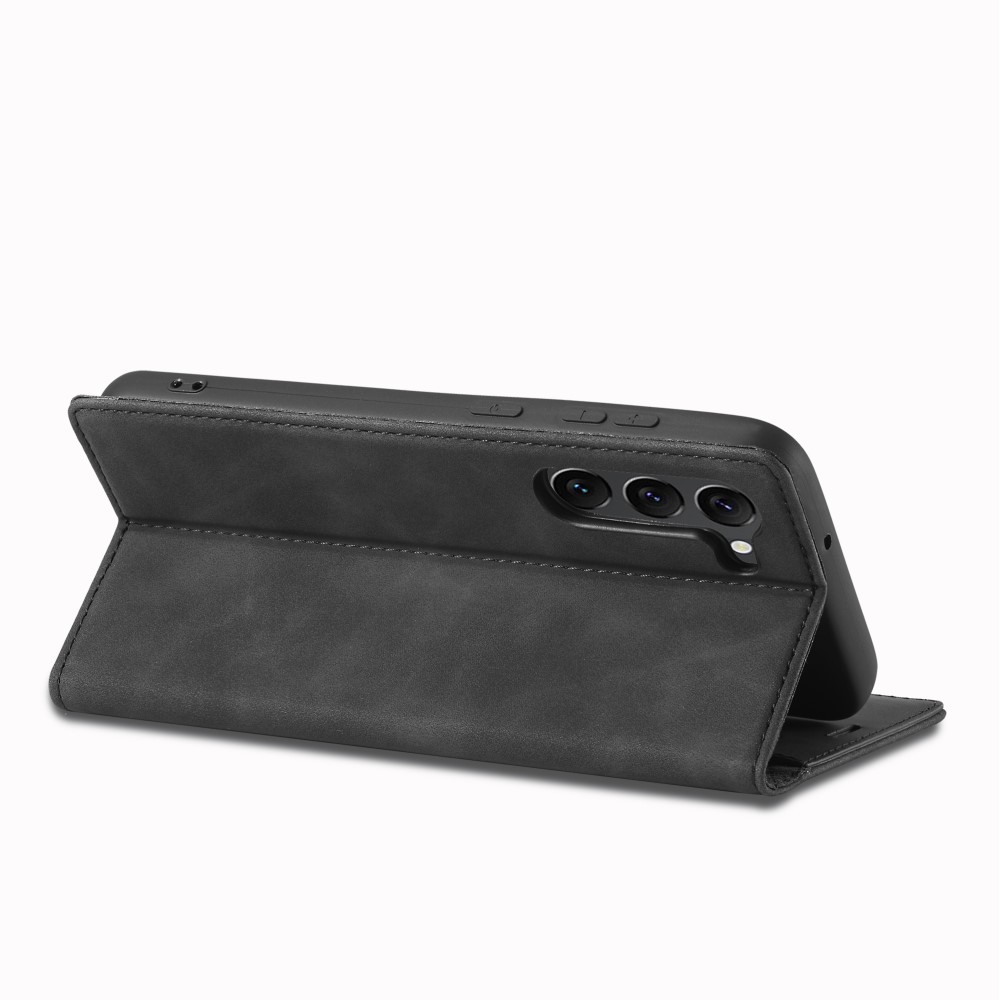 LC.IMEEKE LC.IMEEKE Galaxy S24 Fodral Flip Läder Svart