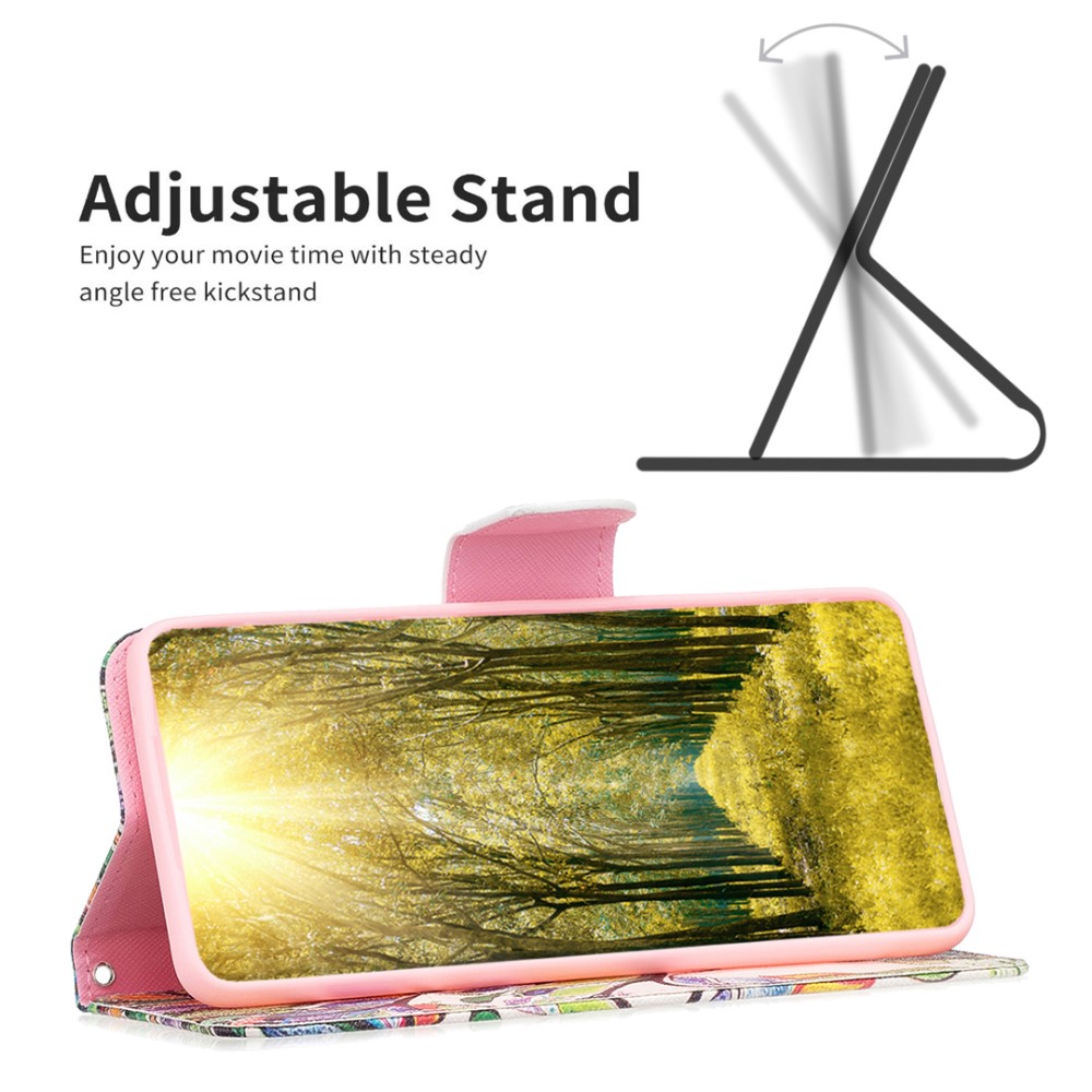 Galaxy S25 Plus / S24 Plus Fodral Med Tryck Färgglatt Träd