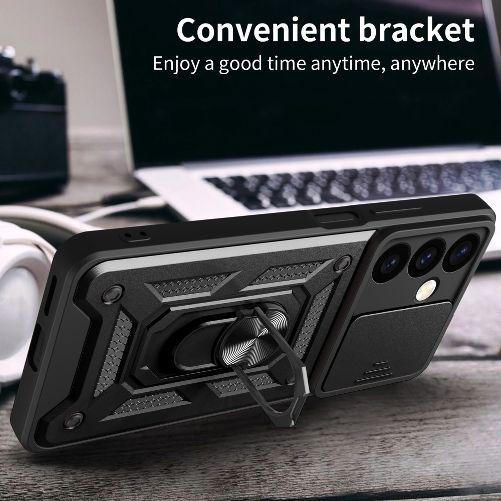  Samsung Galaxy S24 Plus Skal CamShield Hybrid Ring Svart
