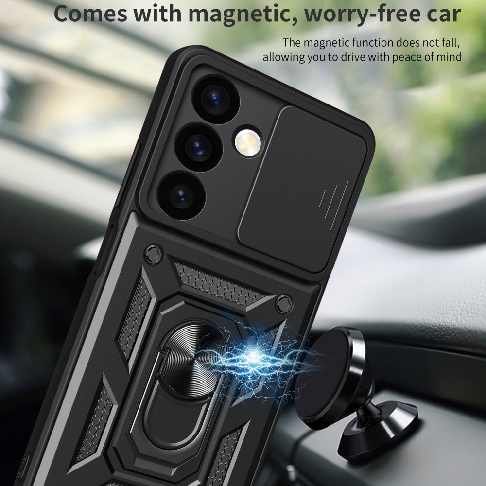  Samsung Galaxy S24 Plus Skal CamShield Hybrid Ring Svart
