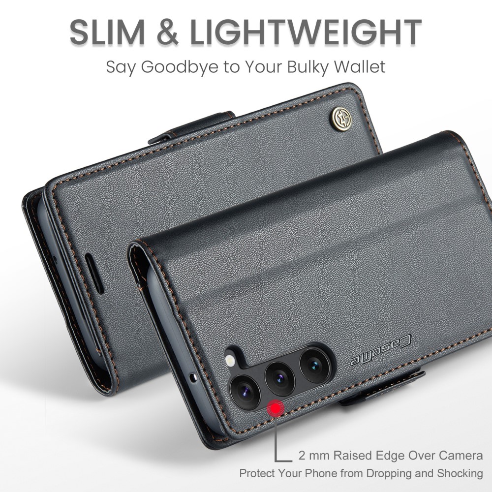 CASEME CASEME Galaxy S24 Plus Fodral RFID Läder Svart