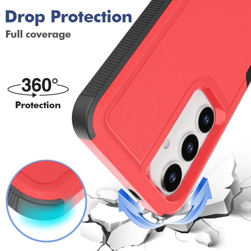  Galaxy S24 Plus Skal Xtreme Shockproof Hybrid Röd