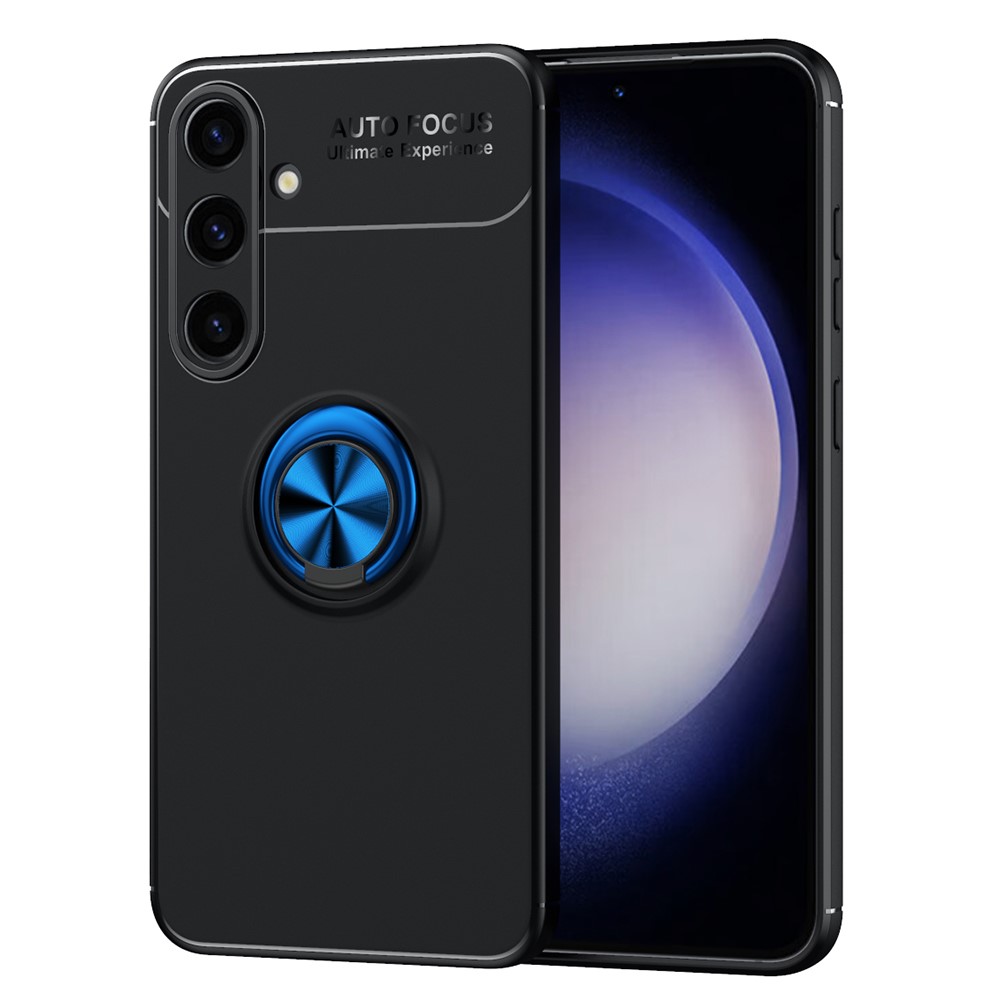  Samsung Galaxy S24 Plus Skal Ring Svart/Blå