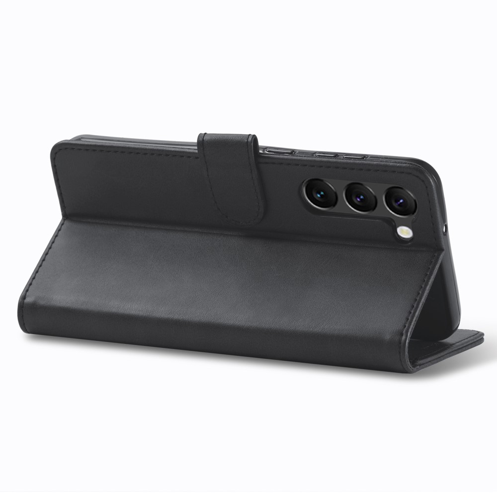 LC.IMEEKE LC.IMEEKE Samsung Galaxy S24 Plus Fodral Läder Svart