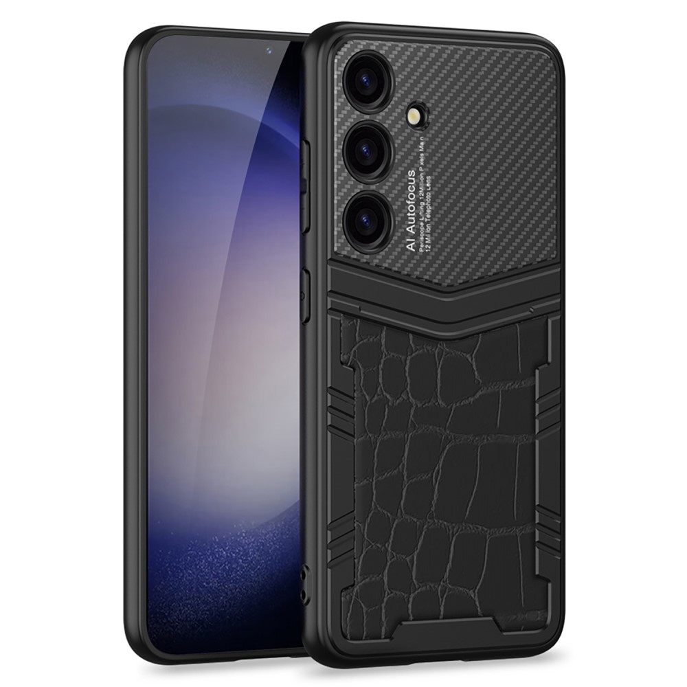 GKK GKK Galaxy S24 Plus Skal Hybrid Läder Krokodil