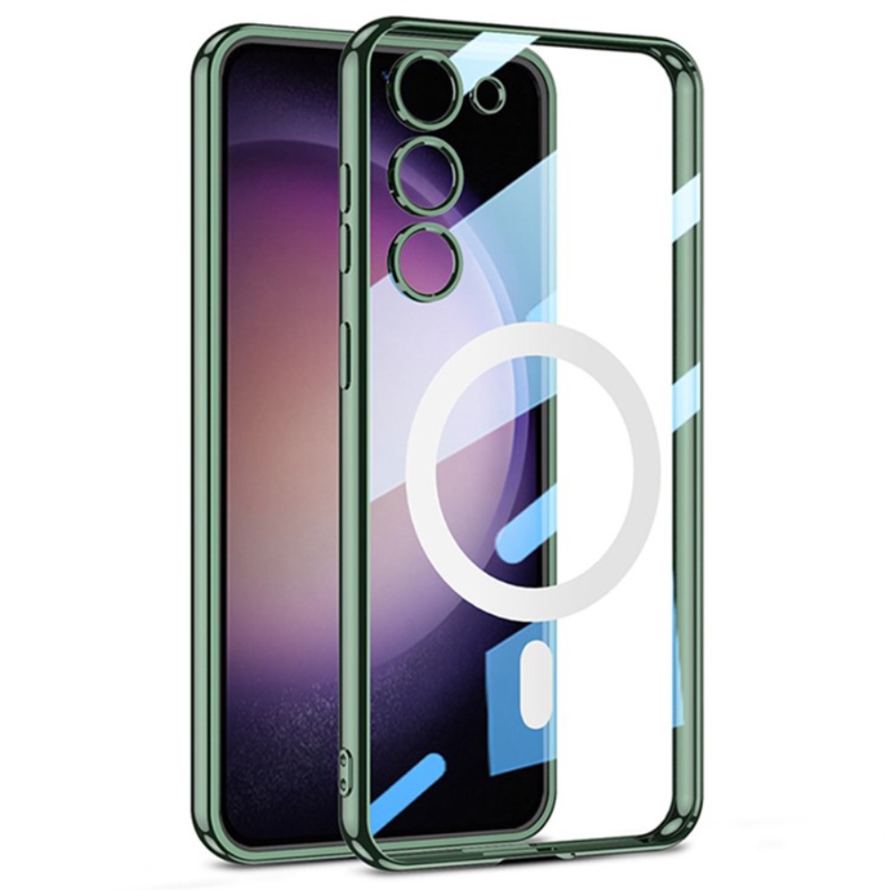 GKK GKK Galaxy S24 Plus Skal MagSafe Electroplate Midnight Green
