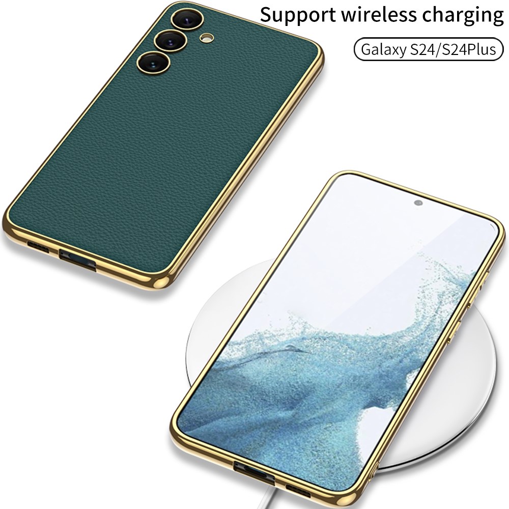 GKK GKK Galaxy S24 Plus Skal Hybrid Electroplate Rosa