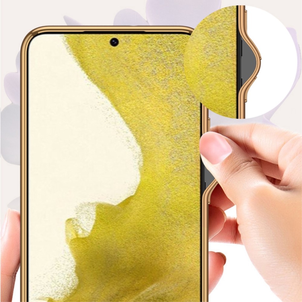 GKK GKK Galaxy S24 Plus Skal Härdat Glas Electroplate Rainbow
