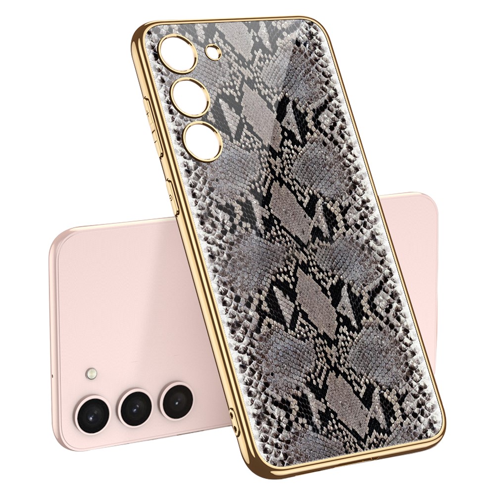 GKK GKK Galaxy S24 Plus Skal Härdat Glas Electroplate Phyton