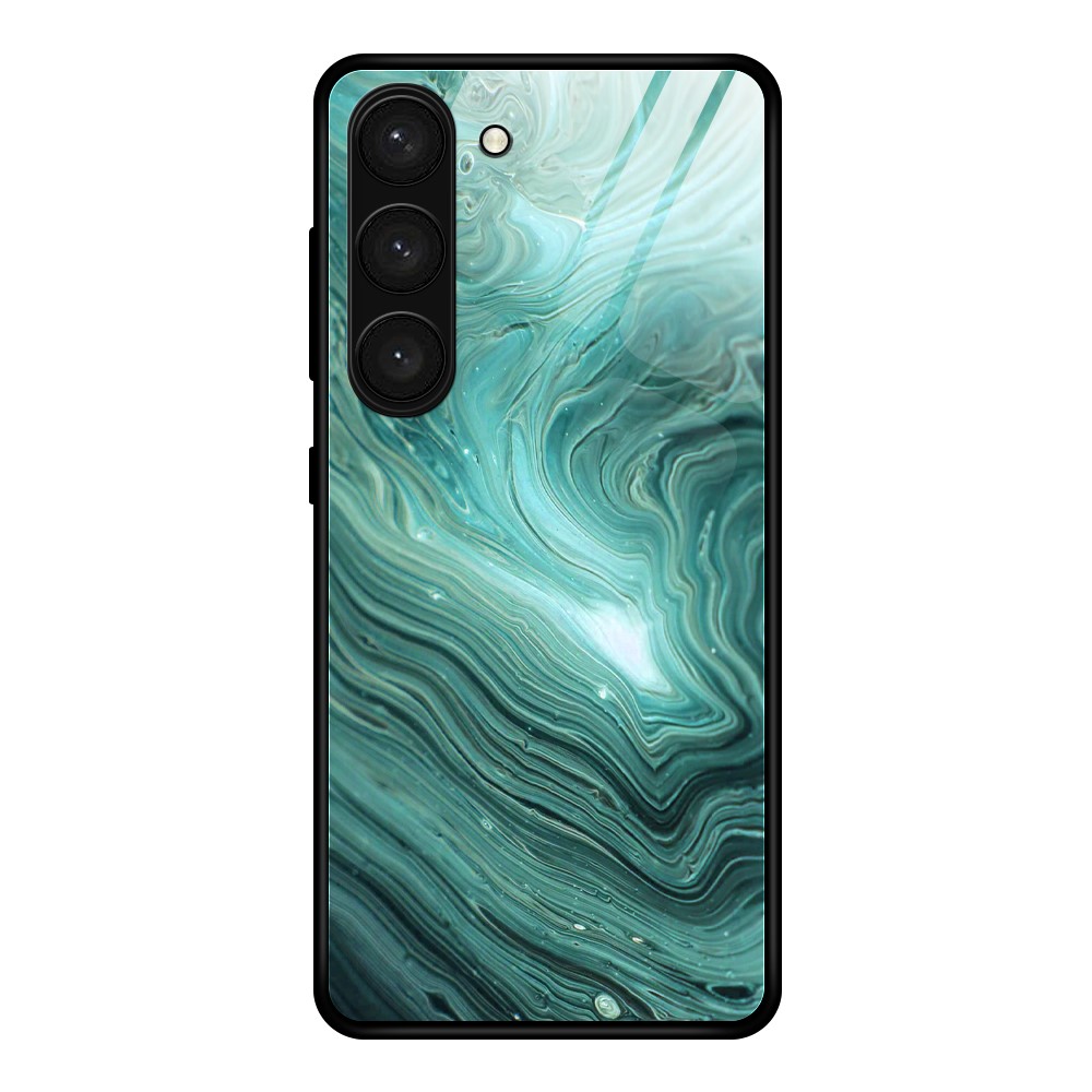 Samsung Galaxy S24 Plus Skal Härdat Glas Grön