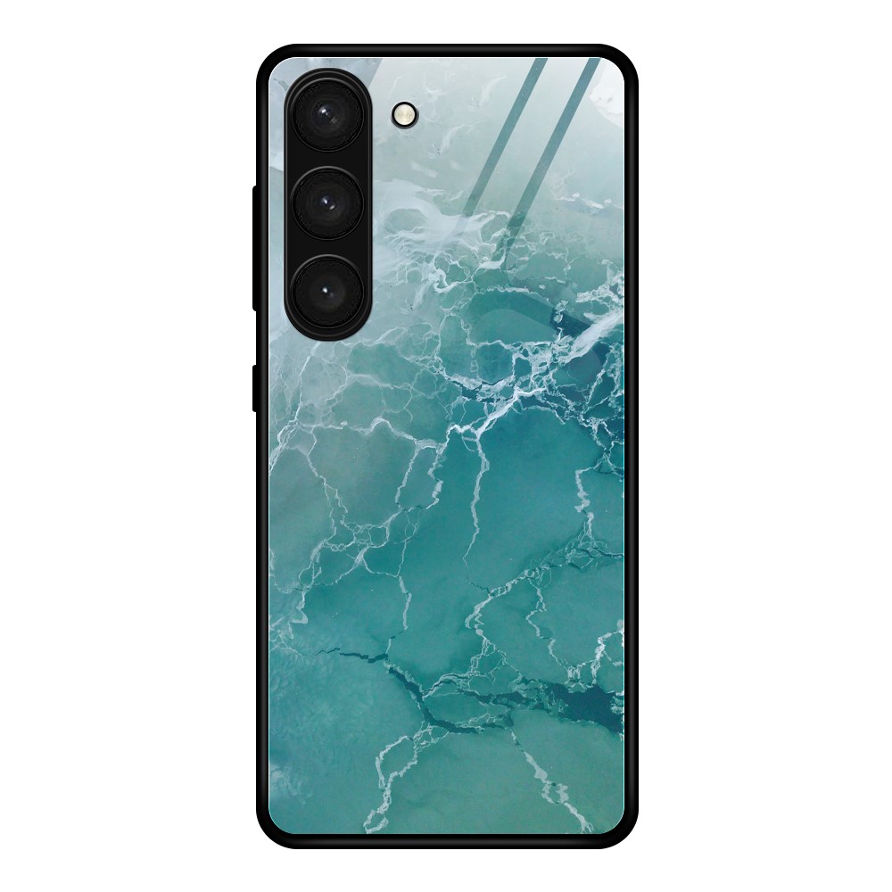  Samsung Galaxy S24 Plus Skal Härdat Glas Green Ocean