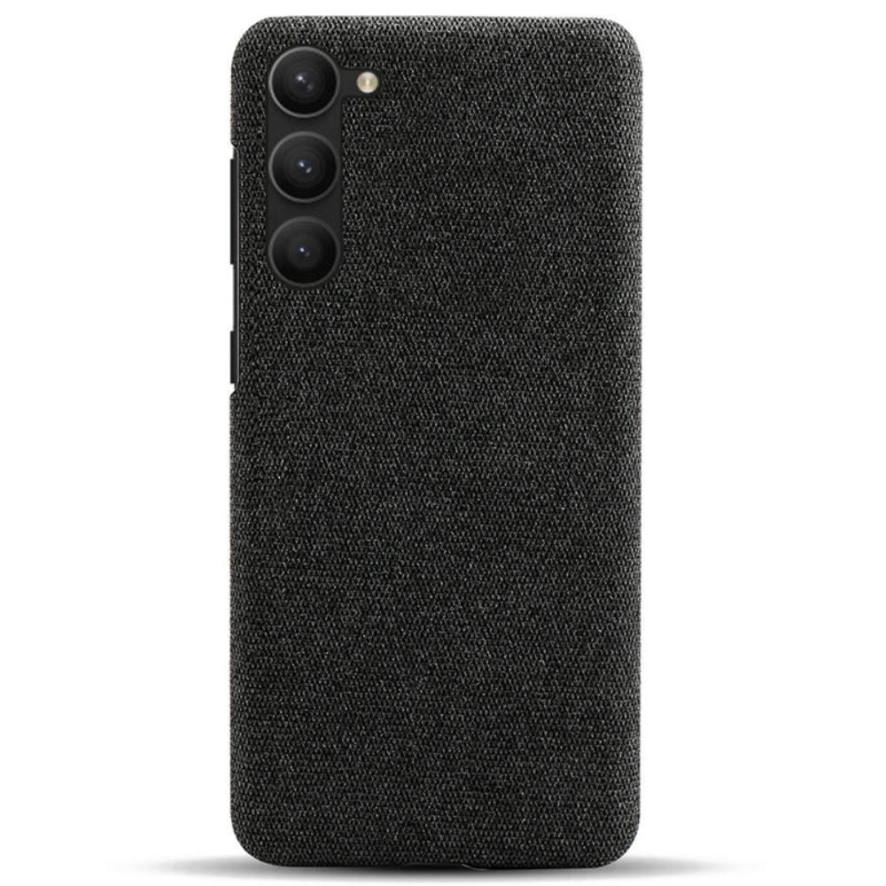 Samsung Galaxy S24 Plus Slim Tygbelagt Skal Svart