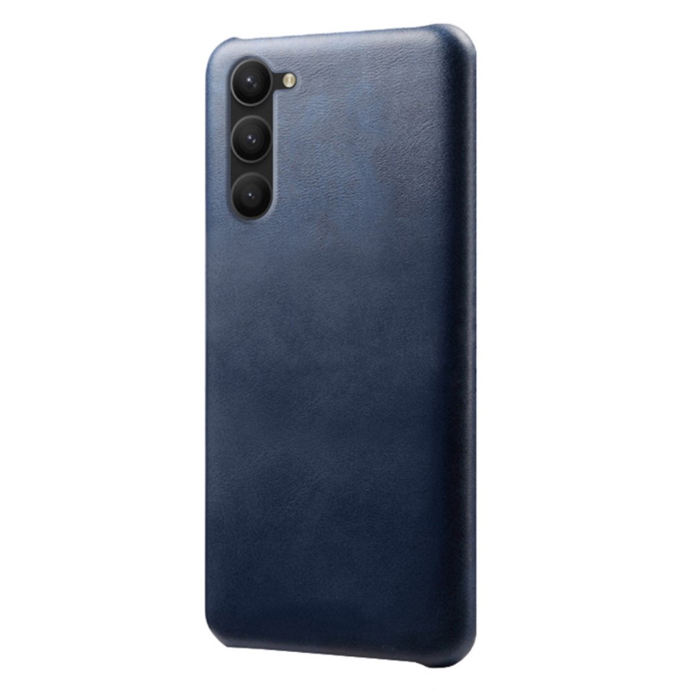  Samsung Galaxy S24 Plus Läderbelagt Skal Blå
