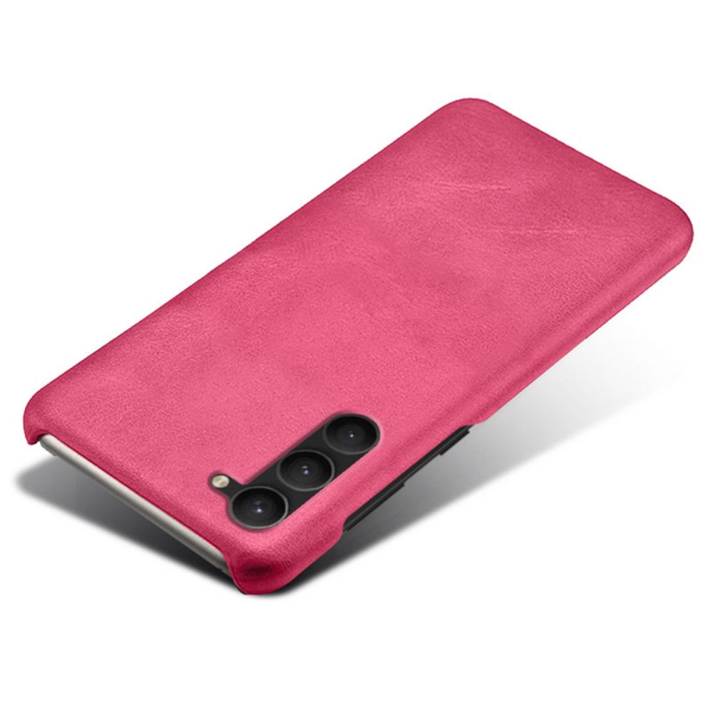  Samsung Galaxy S24 Plus Läderbelagt Skal Rosa