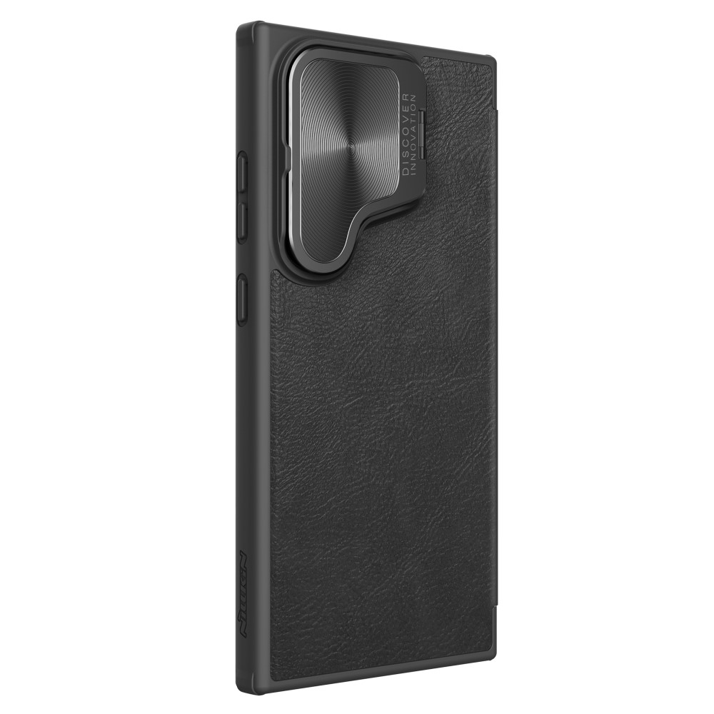 NILLKIN NILLKIN Galaxy S24 Plus Fodral Qin Läder Cam Kickstand Svart