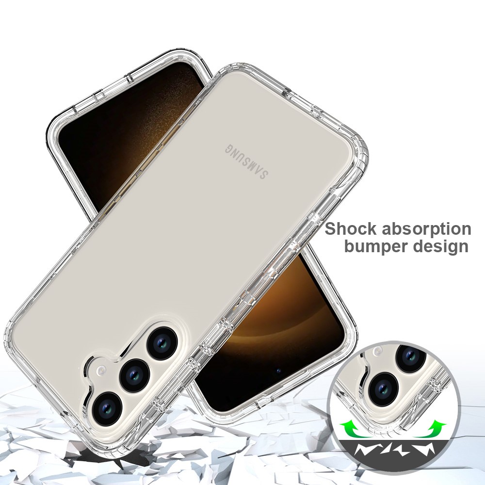  Samsung Galaxy S24 Plus 360° Shockproof Hybrid Skal Transparent