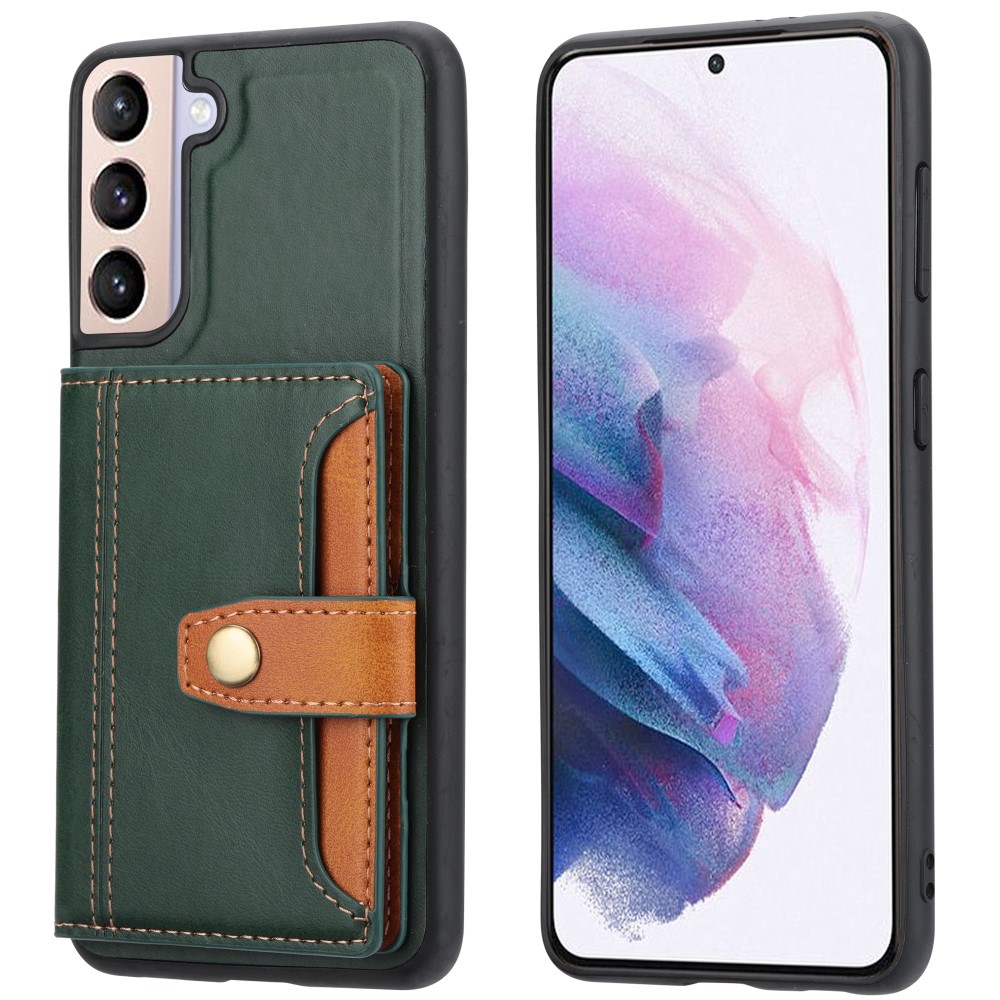  Samsung Galaxy S24 Plus Skal Med Plånboksfunktion Grön