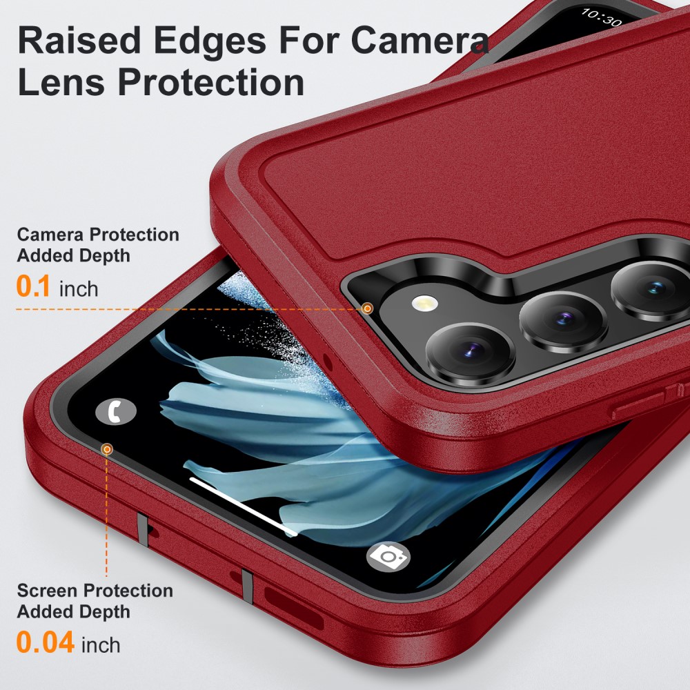  Galaxy S25 Plus / S24 Plus Skal Xtreme Shockproof Röd/Svart