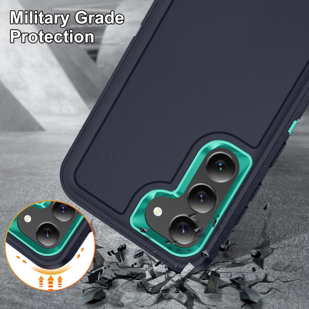  Galaxy S25 Plus / S24 Plus Skal Xtreme Shockproof Svart/Cyan