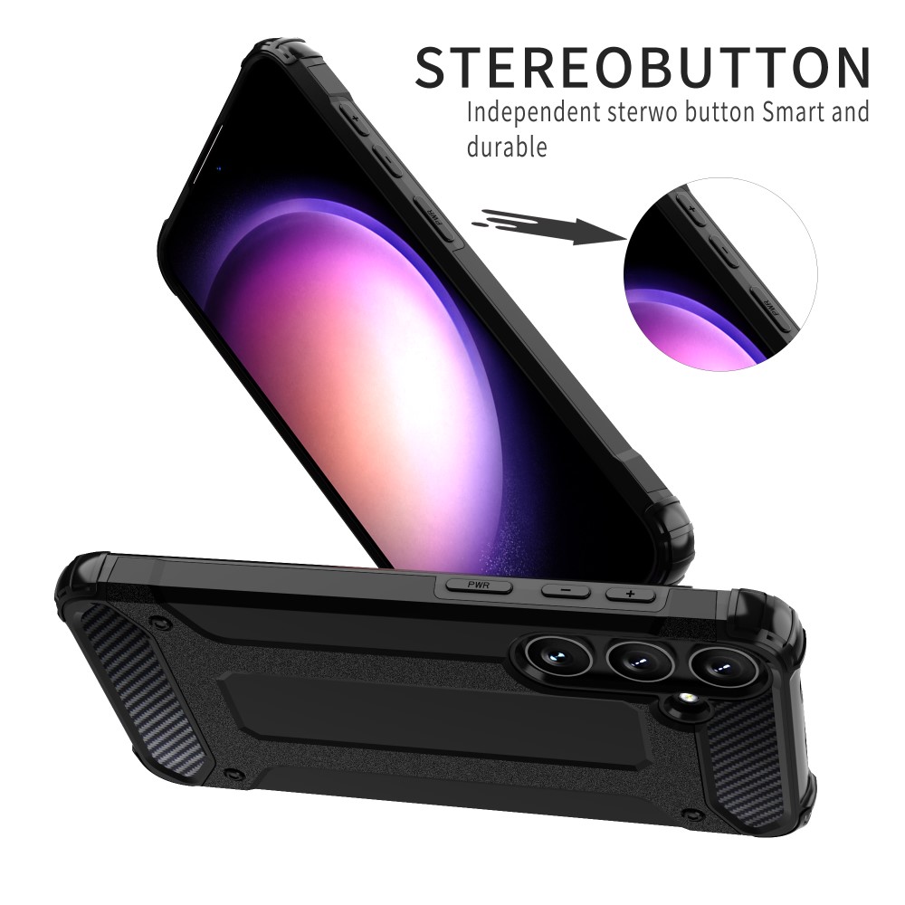  Galaxy S24 Plus Skal Shockproof Armor Hybrid Guld