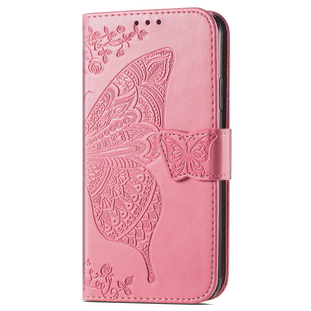  Samsung Galaxy S24 Plus Fodral Big Butterfly Rosa
