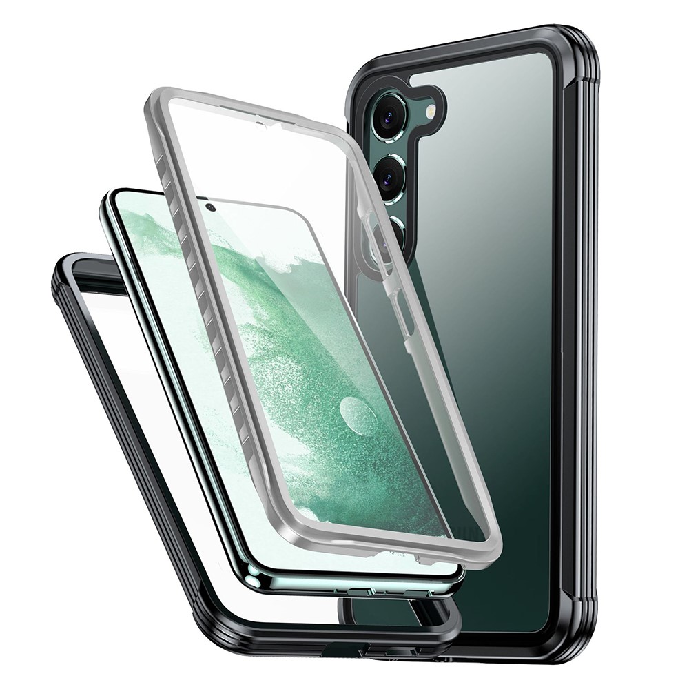  Samsung Galaxy S24 Plus 360° Shockproof Hybrid Skal Transparent