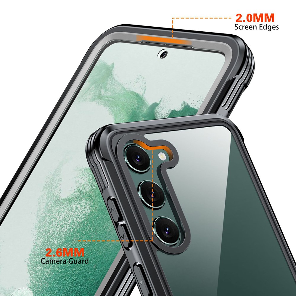  Samsung Galaxy S24 Plus 360° Shockproof Hybrid Skal Transparent