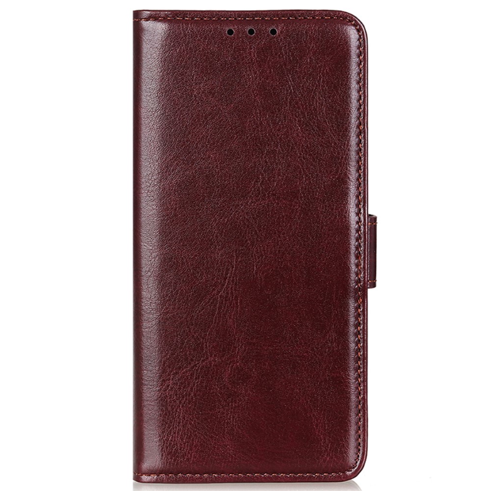  Samsung Galaxy S24 Ultra Fodral Crazy Horse Läder Brun