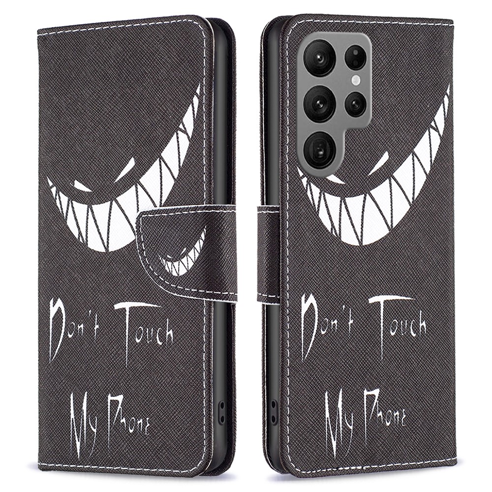  Galaxy S24 Ultra Fodral Med Tryck Dont Touch