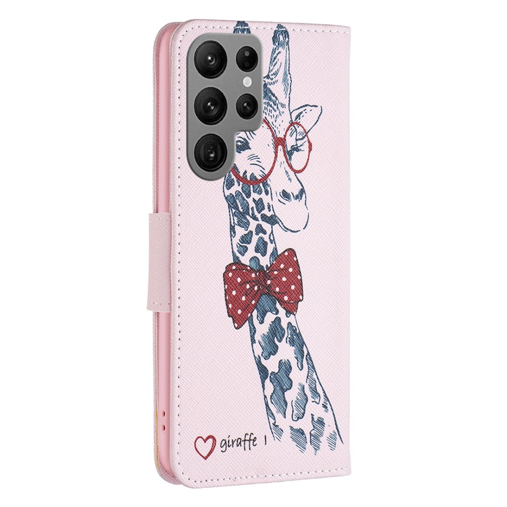  Galaxy S24 Ultra Fodral Med Tryck Giraff