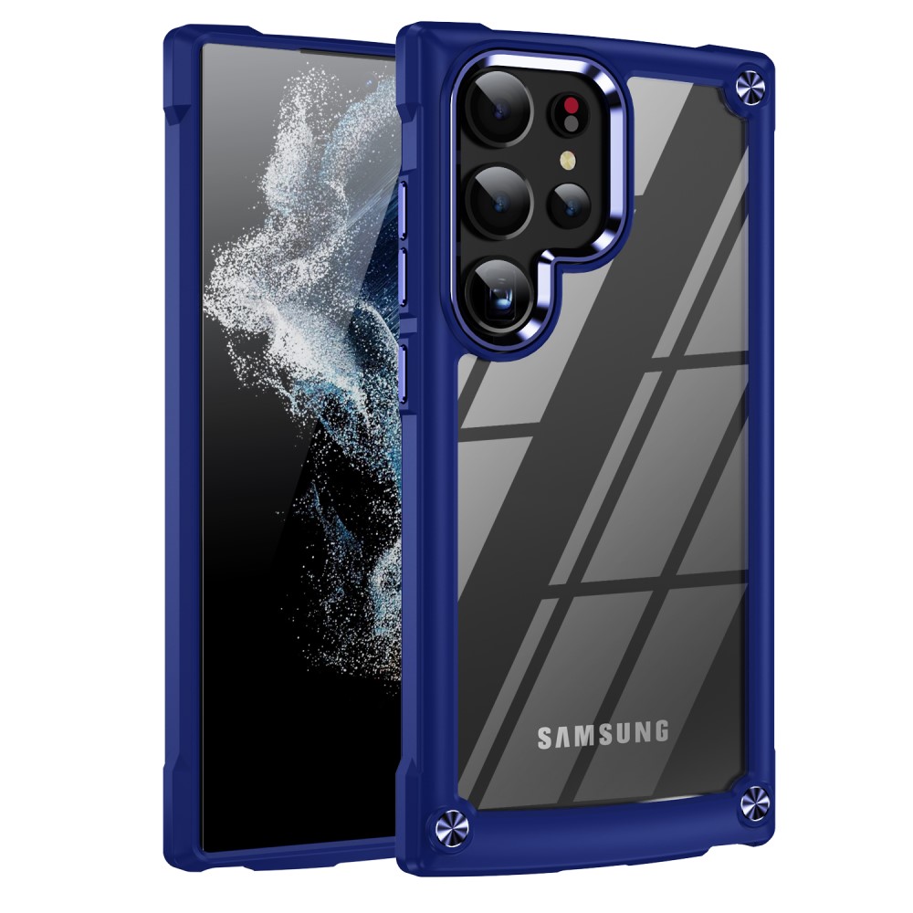  Galaxy S24 Ultra Skal Shockproof Hybrid Armor Blå