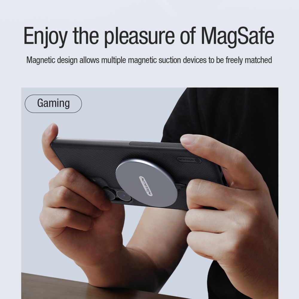 NILLKIN NILLKIN Galaxy S24 Ultra Skal MagSafe Frosted Shield Pro Svart