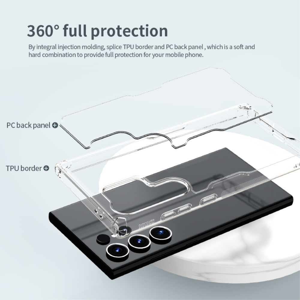 NILLKIN NILLKIN Galaxy S24 Ultra Skal Nature Pro Series Transparent