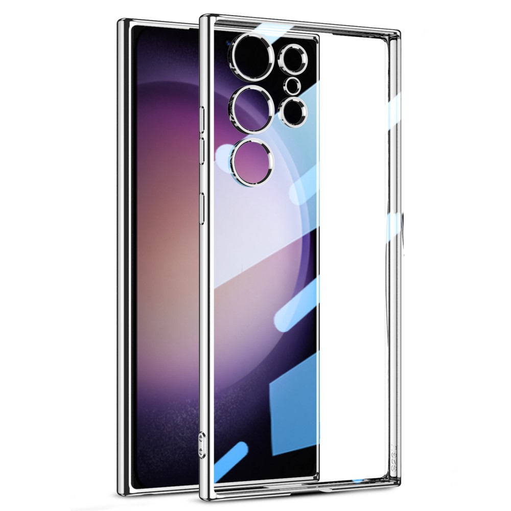 GKK GKK Galaxy S24 Ultra Skal Electroplate TPU Silver