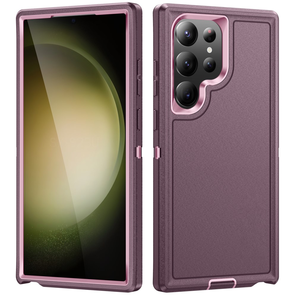  Galaxy S24 Ultra Skal Xtreme Shockproof Hybrid Lila/Rosa