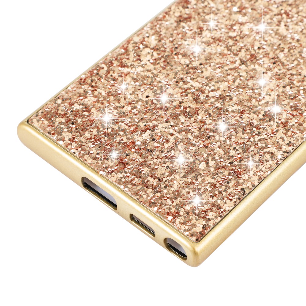  Galaxy S24 Ultra Skal Sparkling Glitter Roséguld