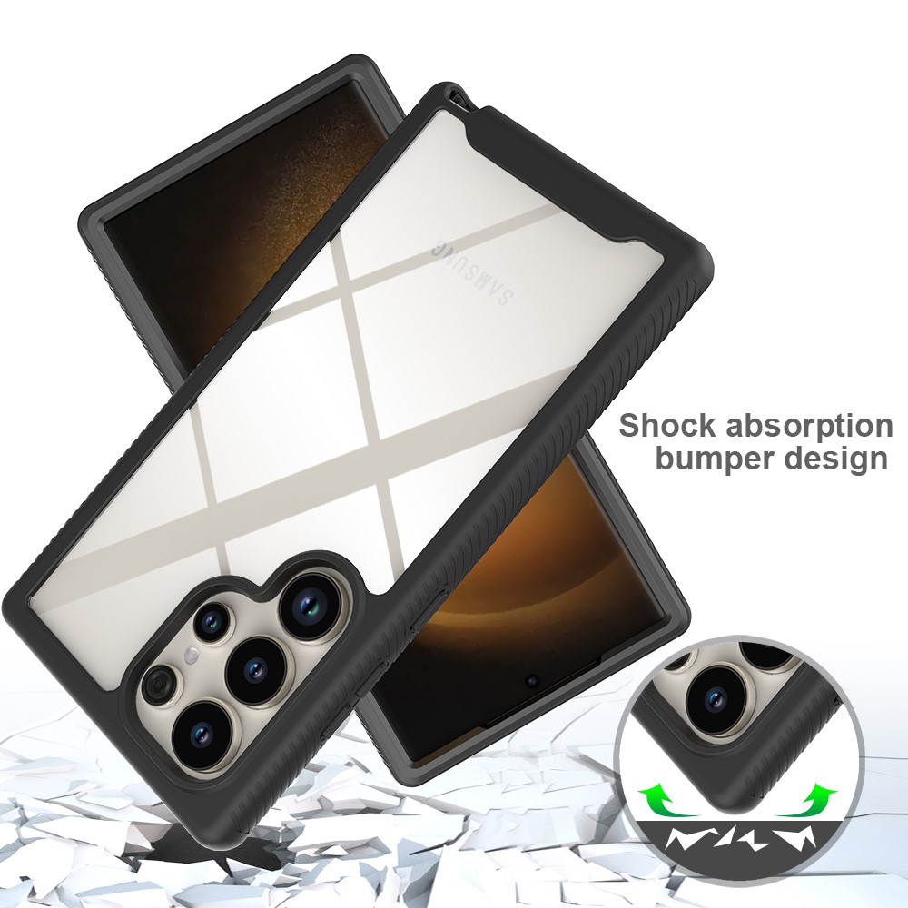  Samsung Galaxy S24 Ultra Skal 360 Hybrid Svart