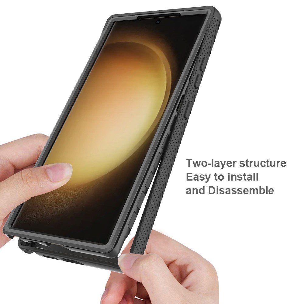  Samsung Galaxy S24 Ultra Skal 360 Defense Svart